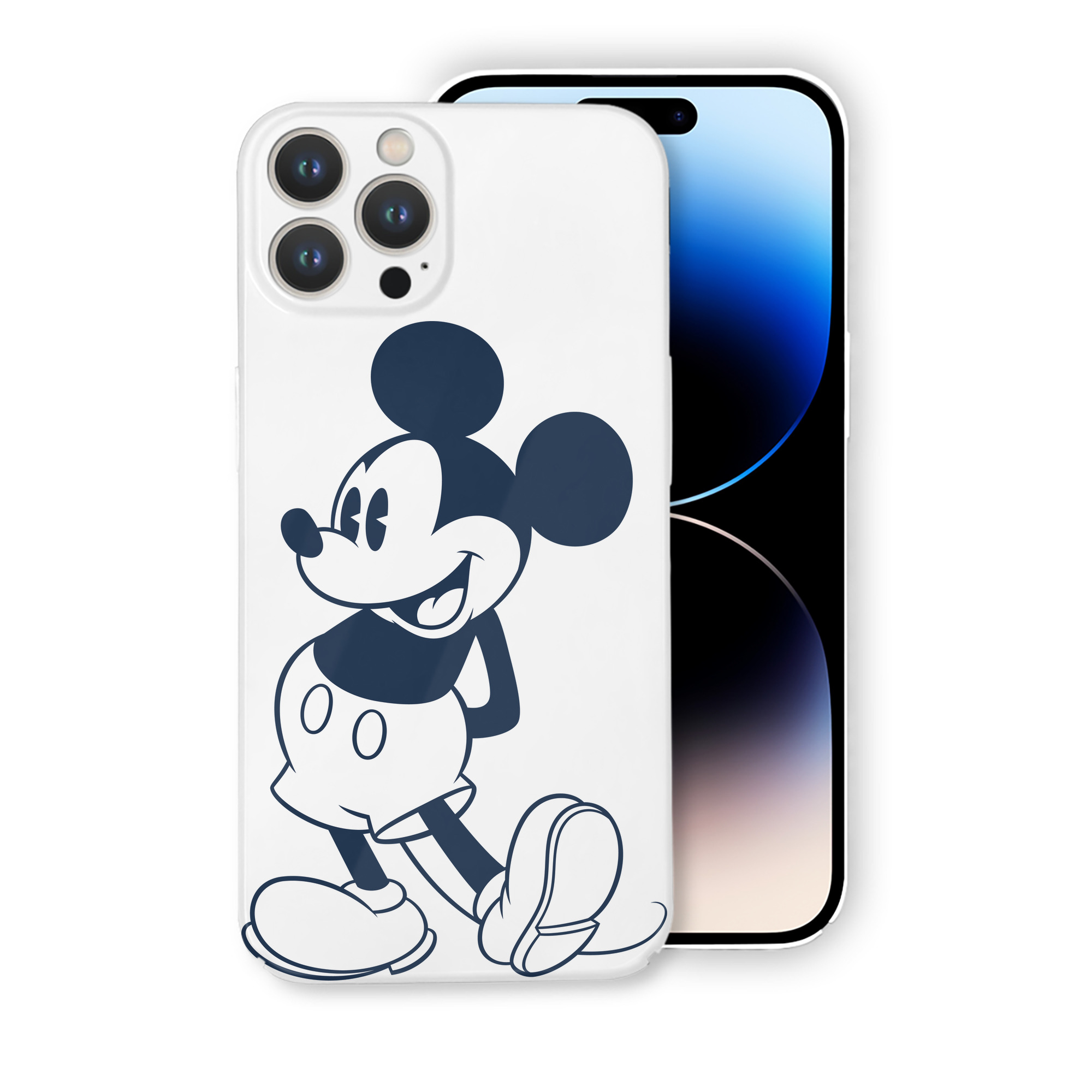 （画像用） ミッキーマウス Mickey Mouse 【iPhone 14シリーズ対応】ハードケース